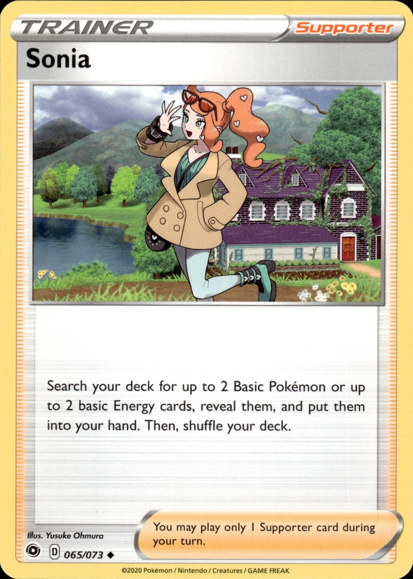 Sonia 065/073 Uncommon Champion's Path Pokemon