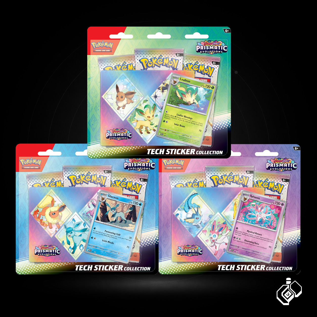 Prismatic Evolutions Tech Sticker Collection